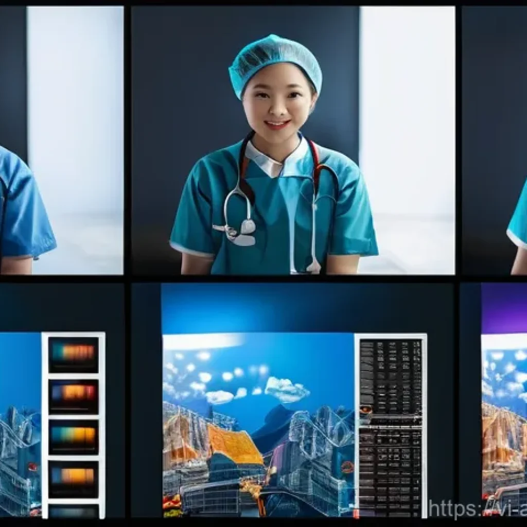 AI 진단 시스템의 비즈니스 확장 전략 - Here are three detailed image prompts in English, designed to be suitable for a 15-year-old audience...